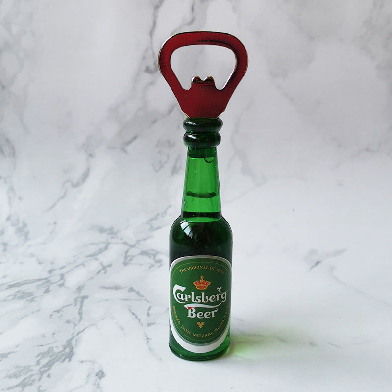 Beer Bottle Opener Refrigerator Magnet Wine Bottle Refrigerator Magnetic Wine Screwdriver Magnet