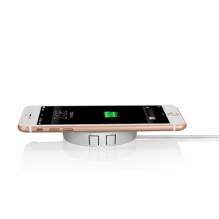 Smart Furniture Wireless Charger, Desktop Hidden Wireless Charger, 10mm Distance Wireless Charging Solution