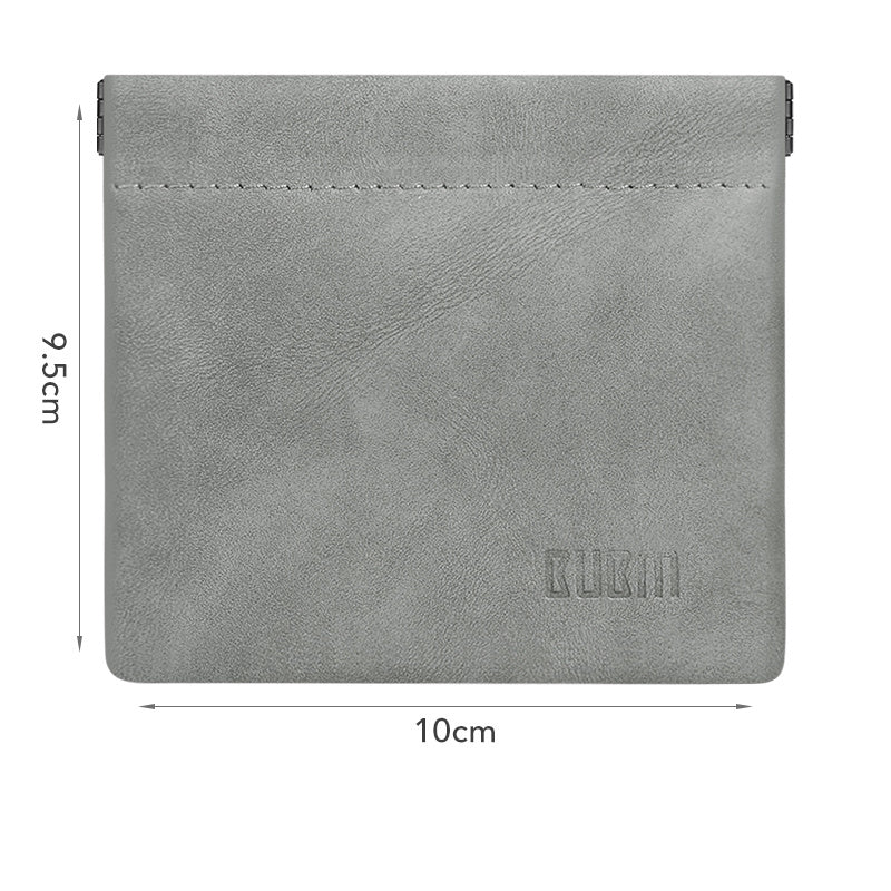 BUBM Portable Stainless Steel Shrapnel Earphone Storage Bag Headphone Accessories memory Card USB Organizer Cable Storage Bag