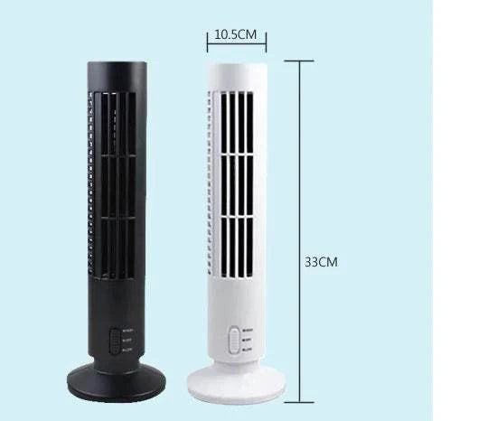 Mini USB Desk Fan with Power Bank