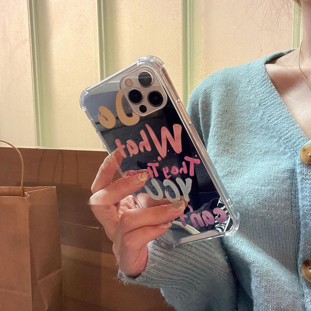 Japan And South Korea I Mirror Letter Mobile Phone Case Ideas