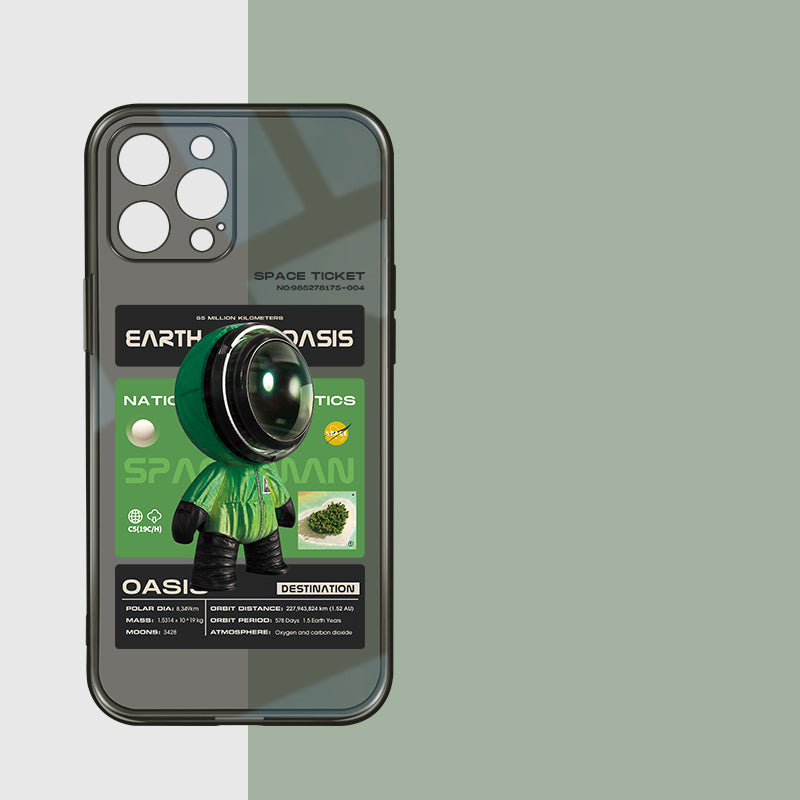 I Niche Trendy Brand Mobile Phone Anti-drop Black Soft Case