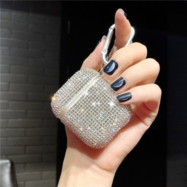 Luxury Rhinestone Headphone Cover Generation Wireless Bluetooth Silicone Case Thousand Drill Tide
