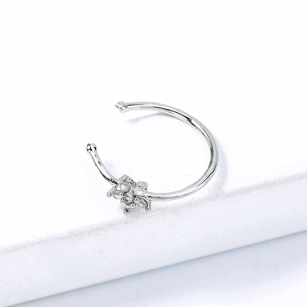 Niche Star Nose Ring Piercing Jewelry Fashion