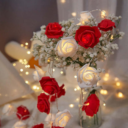 LED Rose Small Colored Lights Indoor - Perfect Holiday Decor