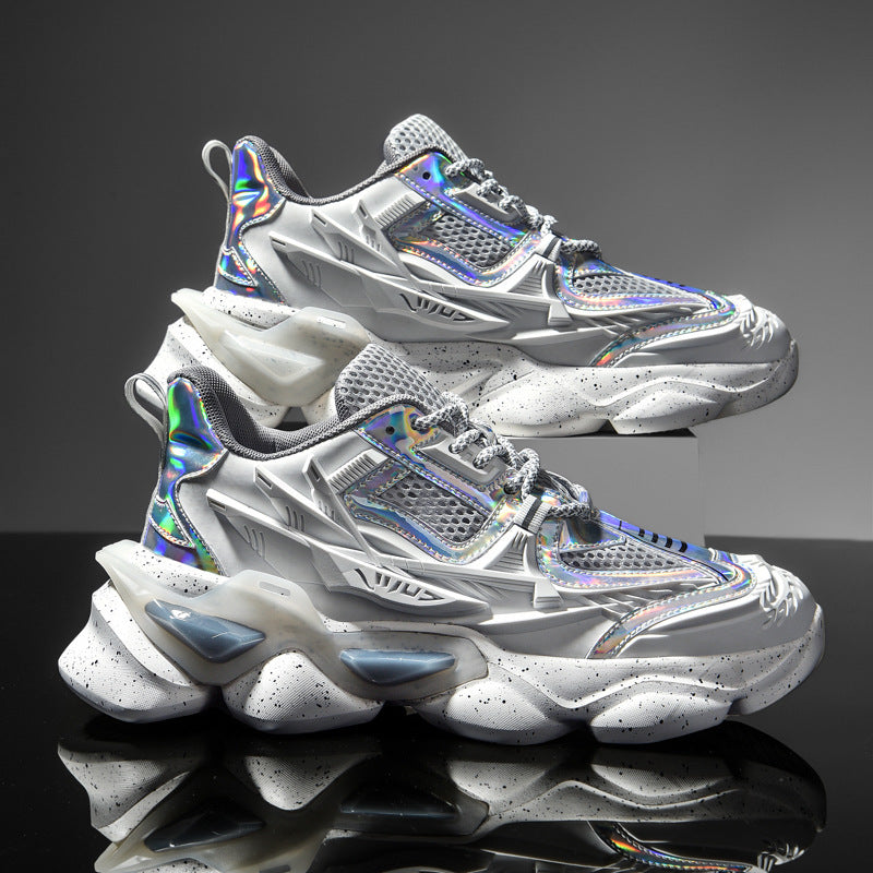 All-match Mesh Casual Sneakers Autumn Thick Sole