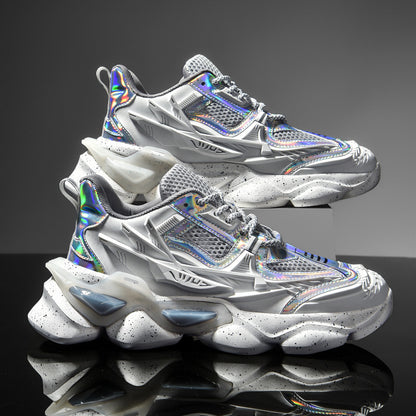 All-match Mesh Casual Sneakers Autumn Thick Sole