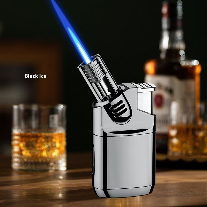 Elbow Transparent Gas Bin Direct Punch Gas Lighters