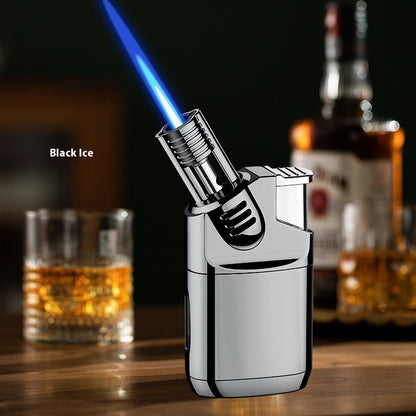 Elbow Transparent Gas Bin Direct Punch Gas Lighters