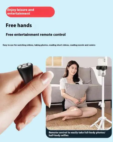 Bluetooth Selfie Ring Remote