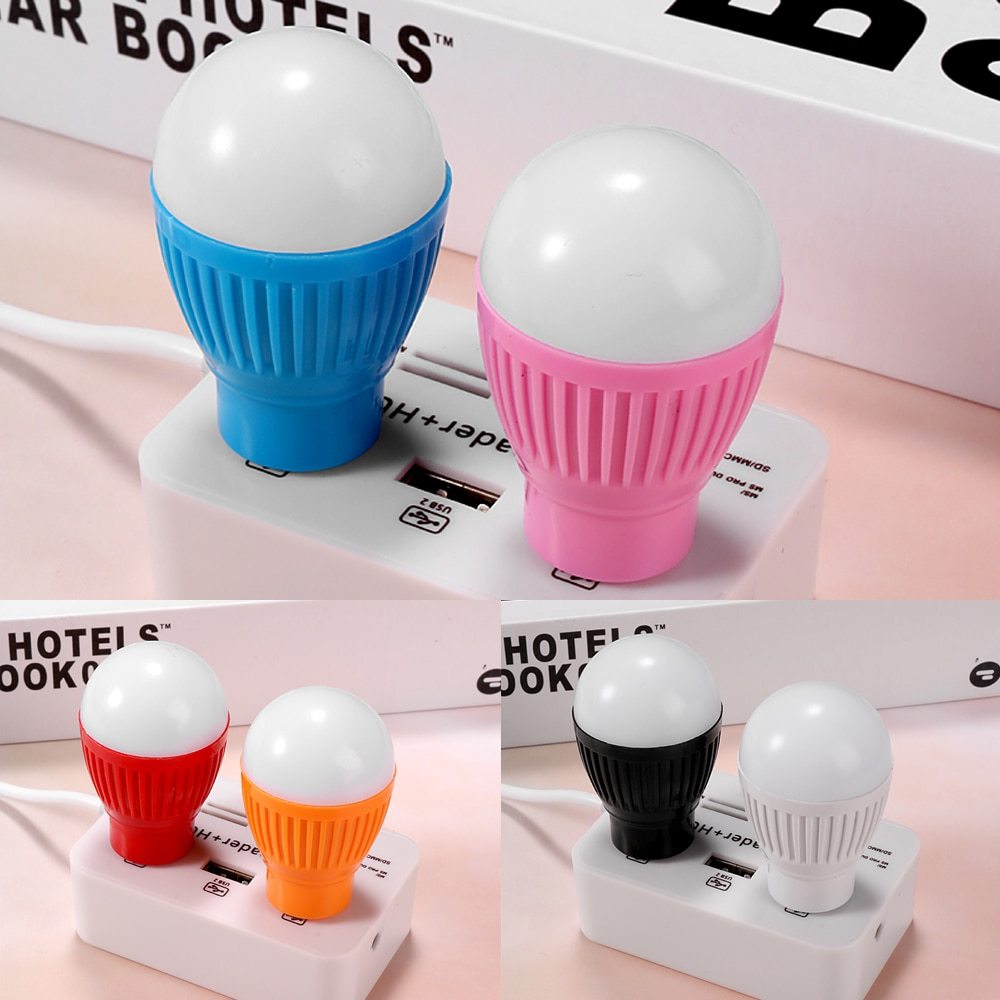 Mini USB lamp LED bulb portable night light