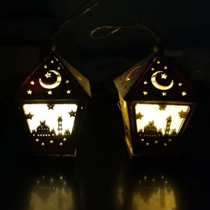 House pendant with LED lights
