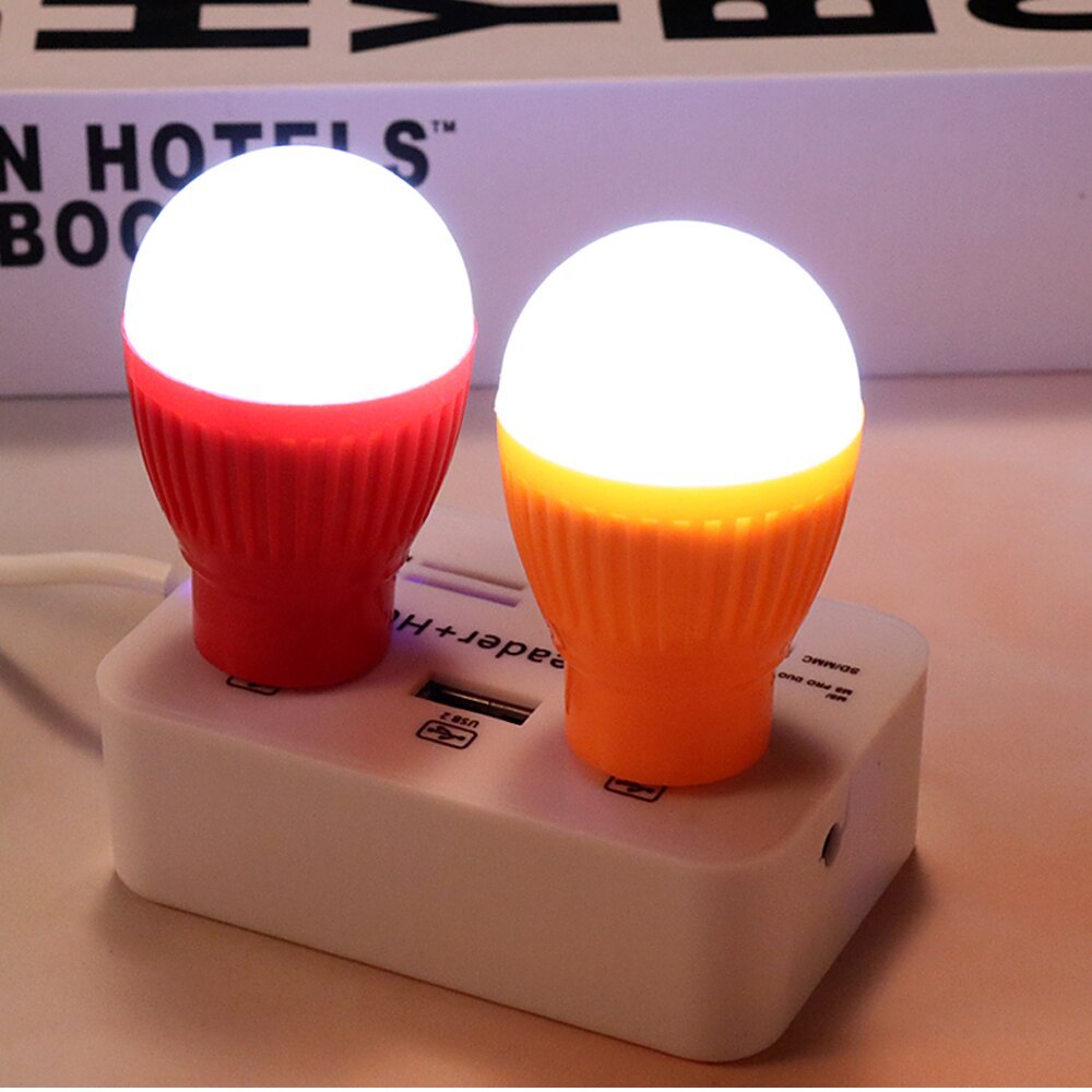 Mini USB lamp LED bulb portable night light