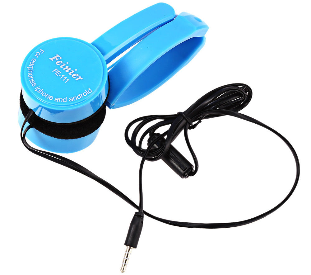 Retractable Foldable Over-ear Headphone with Mic Stereo Bass for Kids