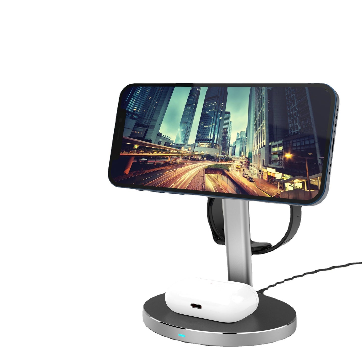 Three-in-one magnetic wireless charger for Apple