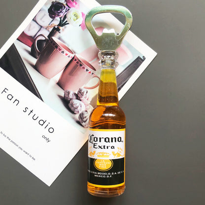 Beer Bottle Opener Refrigerator Magnet Wine Bottle Refrigerator Magnetic Wine Screwdriver Magnet