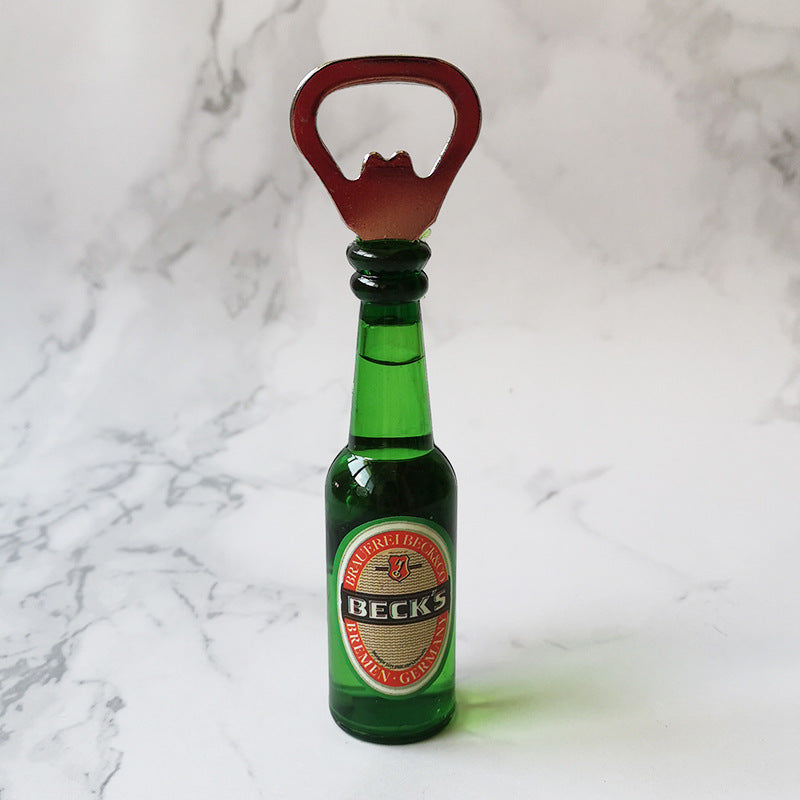 Beer Bottle Opener Refrigerator Magnet Wine Bottle Refrigerator Magnetic Wine Screwdriver Magnet