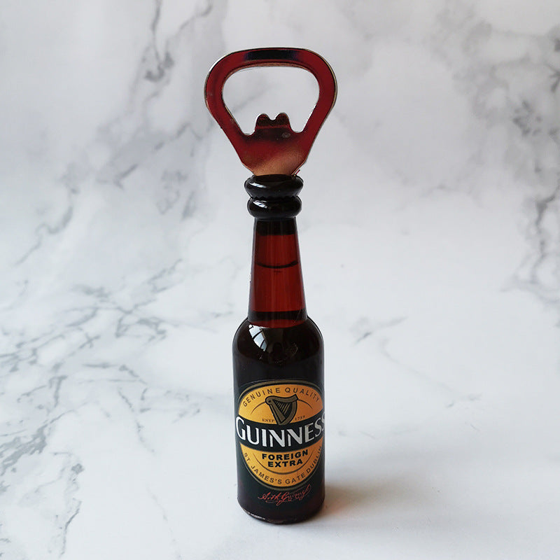 Beer Bottle Opener Refrigerator Magnet Wine Bottle Refrigerator Magnetic Wine Screwdriver Magnet