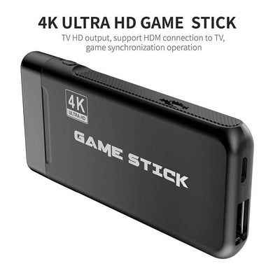 Wireless 4K Ultra HD game stick with HDMI output for TV connection and game synchronization