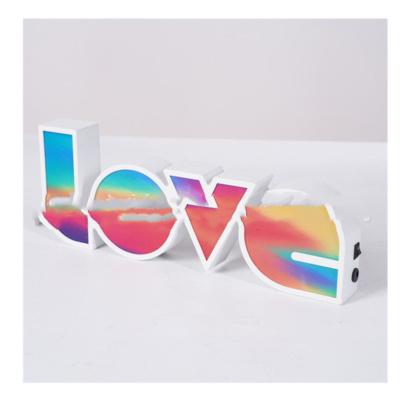 LOVE Colorful LED Letter Light Night Light