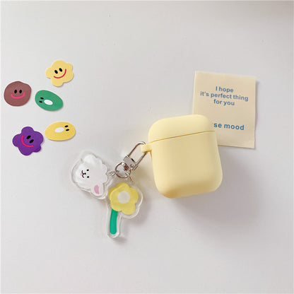 Compatible with Apple , Cute Cartoon Applicable Headphone Protective Cover Cute Protective Cover Anti-drop Silicone