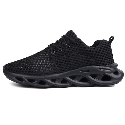 Hollow Mesh Breathable Large Size Fashion Casual Sneakers For Men