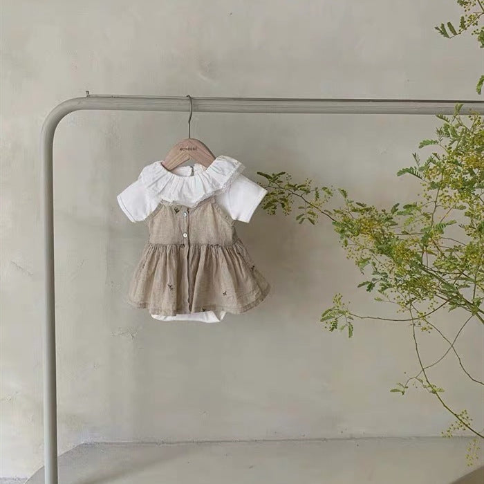 Summer New Baby Bag Fart Clothes Baby Romper