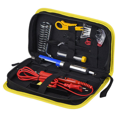 Gold Porcelain Electric Soldering Iron Set