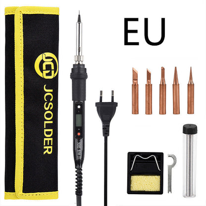 Gold Porcelain Electric Soldering Iron Set