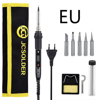 Gold Porcelain Electric Soldering Iron Set