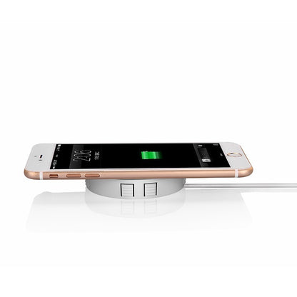 Smart Furniture Wireless Charger, Desktop Hidden Wireless Charger, 10mm Distance Wireless Charging Solution
