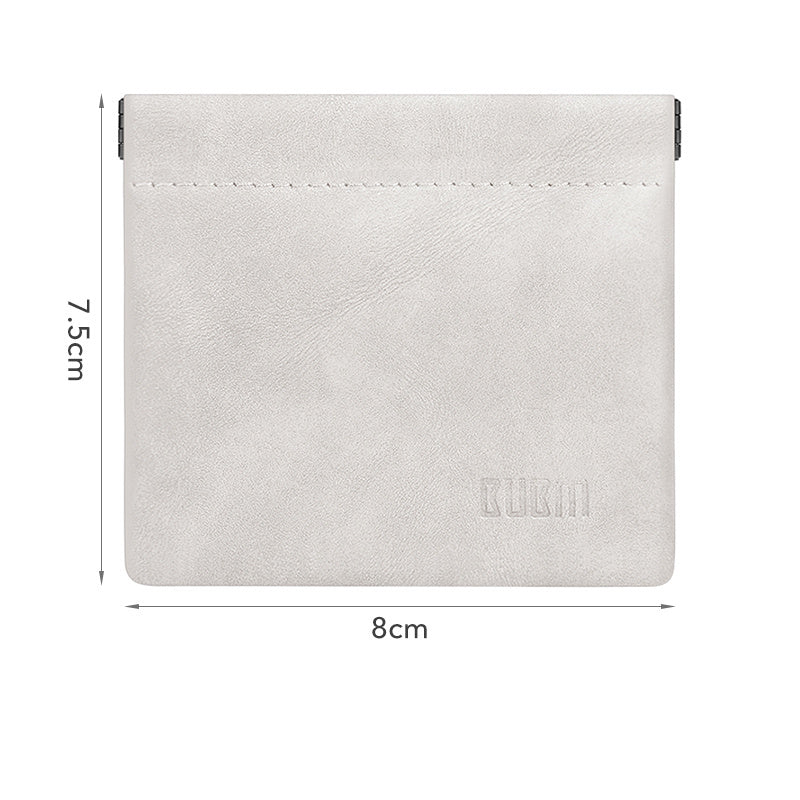 BUBM Portable Stainless Steel Shrapnel Earphone Storage Bag Headphone Accessories memory Card USB Organizer Cable Storage Bag