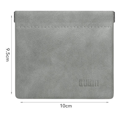 BUBM Portable Stainless Steel Shrapnel Earphone Storage Bag Headphone Accessories memory Card USB Organizer Cable Storage Bag