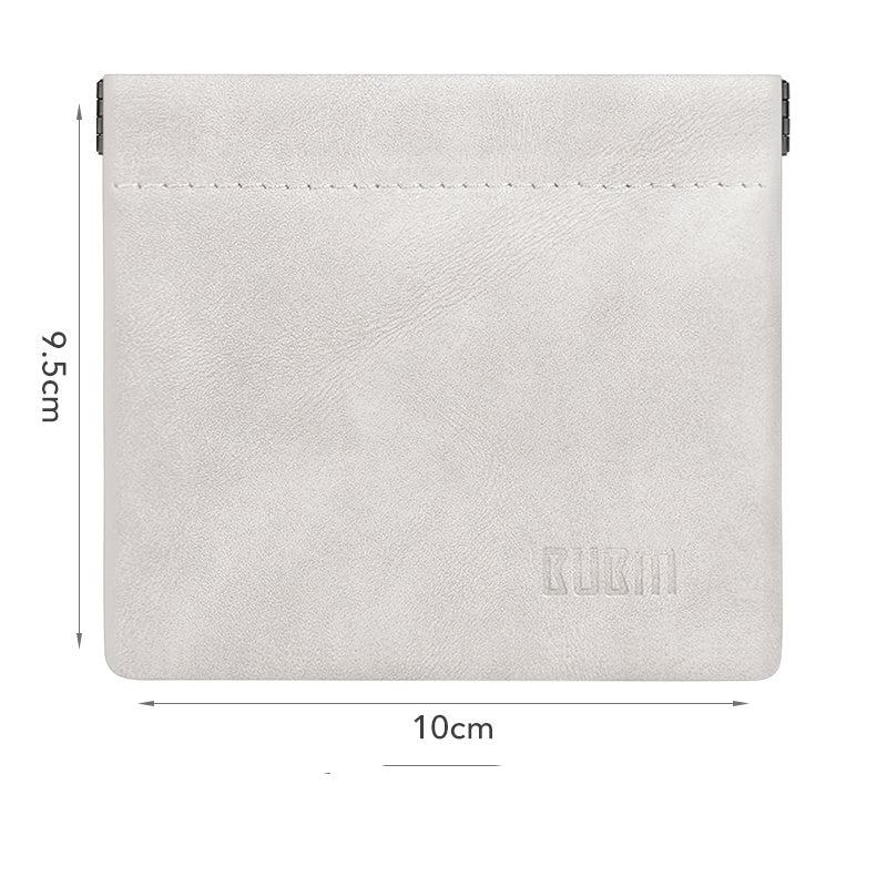 BUBM Portable Stainless Steel Shrapnel Earphone Storage Bag Headphone Accessories memory Card USB Organizer Cable Storage Bag