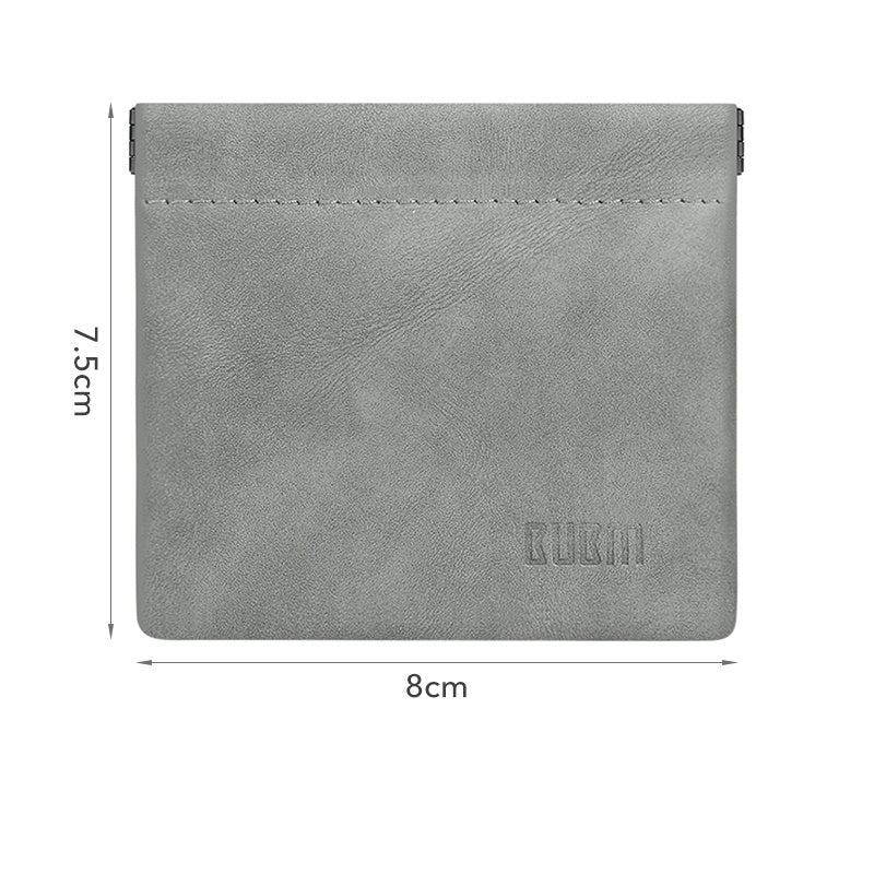 BUBM Portable Stainless Steel Shrapnel Earphone Storage Bag Headphone Accessories memory Card USB Organizer Cable Storage Bag