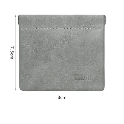 BUBM Portable Stainless Steel Shrapnel Earphone Storage Bag Headphone Accessories memory Card USB Organizer Cable Storage Bag