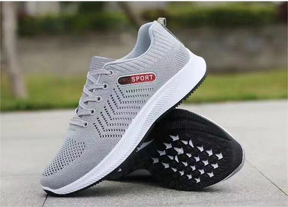 Men's Fly Woven Mesh Fashionable All-match Breathable Casual Shoes
