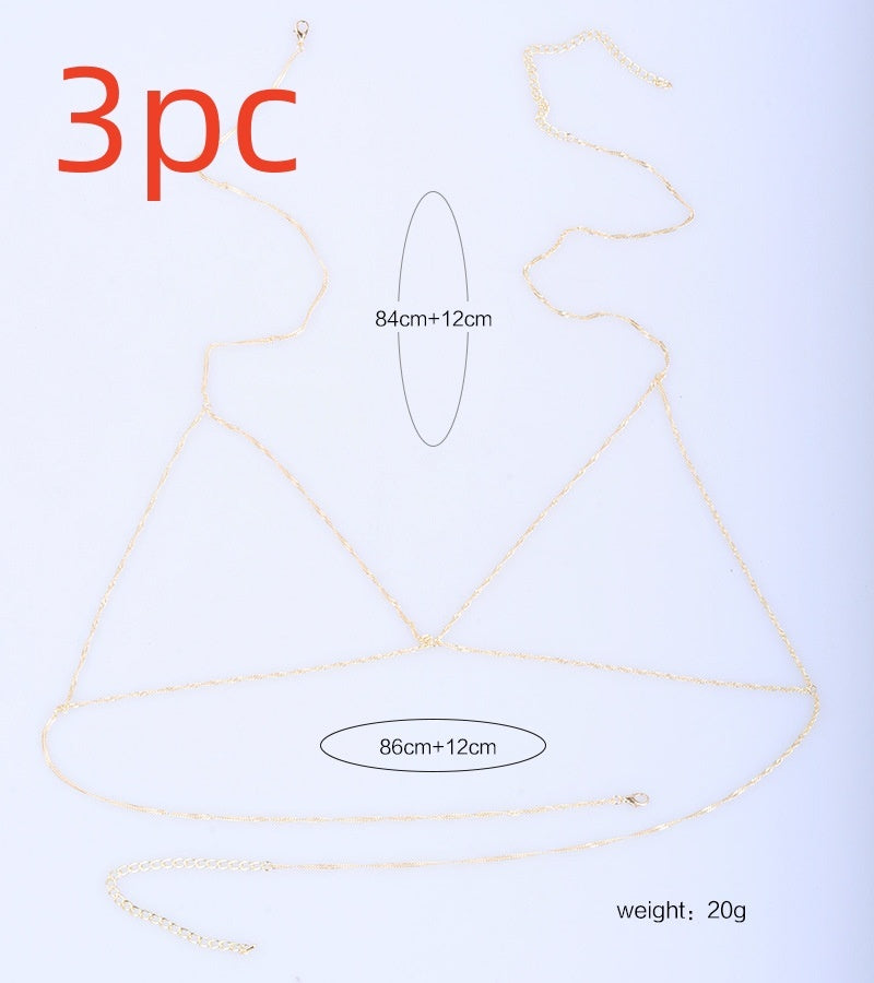 Fashion Simple Jewelry Retro Bikini Chain