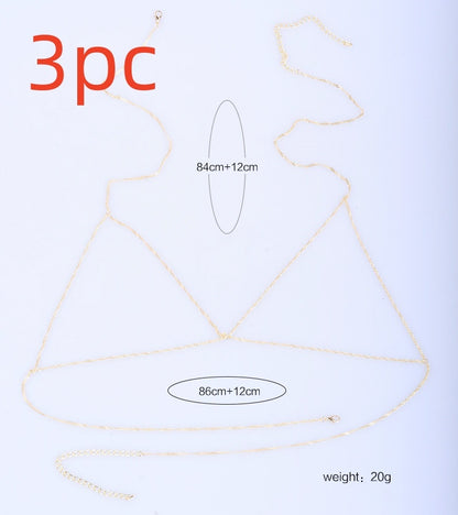 Fashion Simple Jewelry Retro Bikini Chain