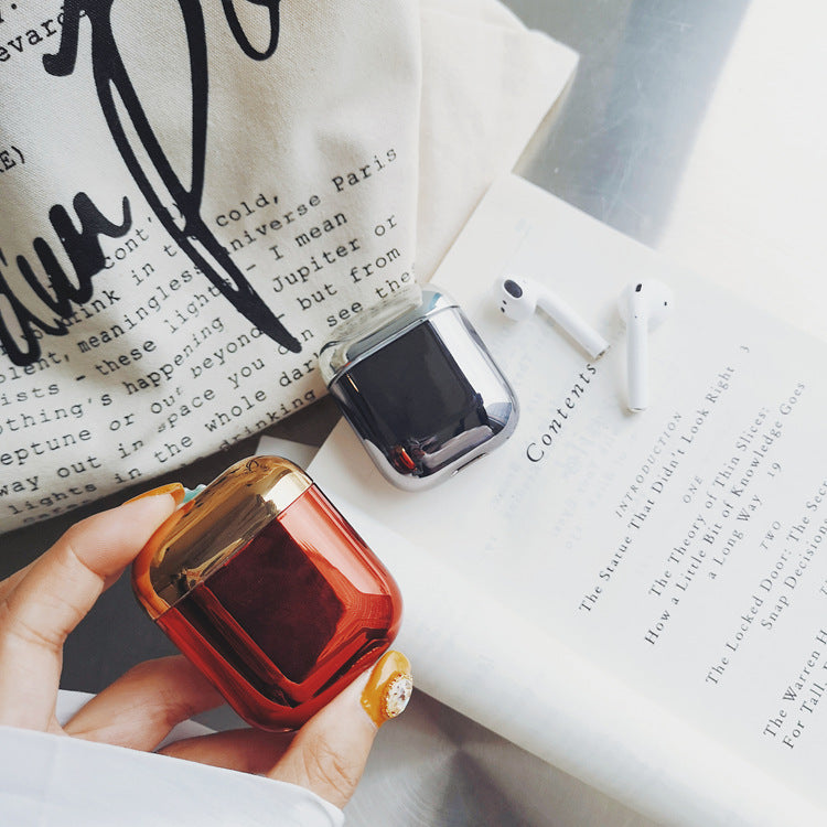 Compatible with Apple, Electroplated ultra-thin pc hard shell Headphone cover