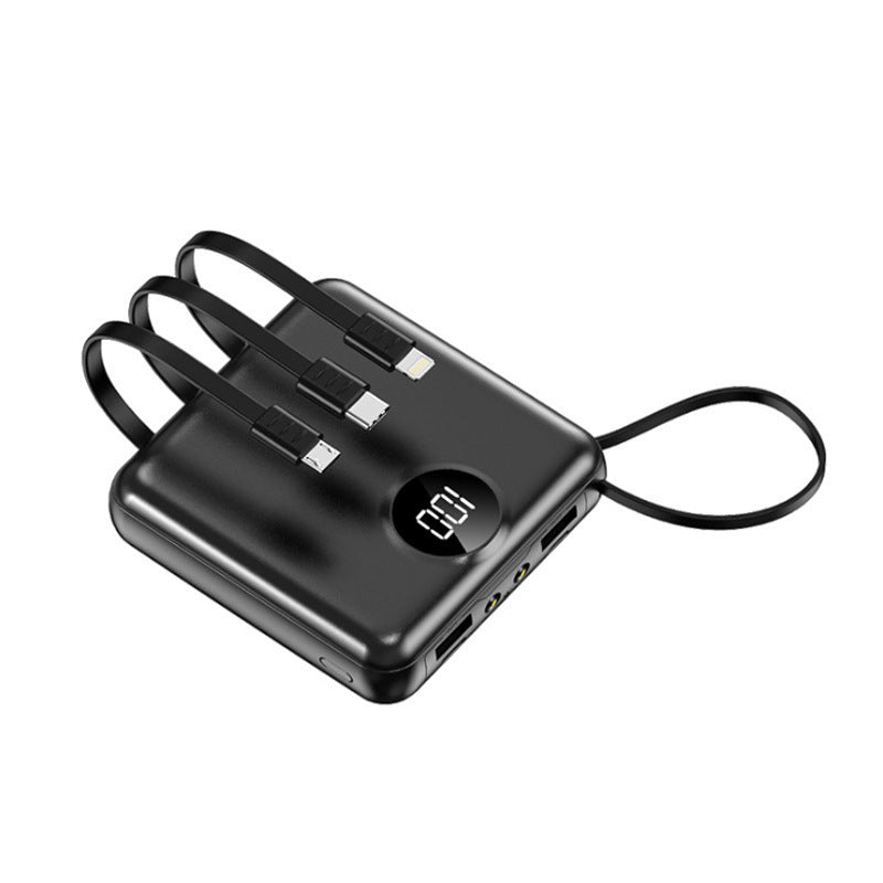 The mini Charger comes with its own cable