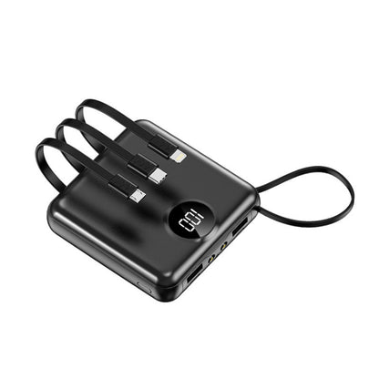 The mini Charger comes with its own cable