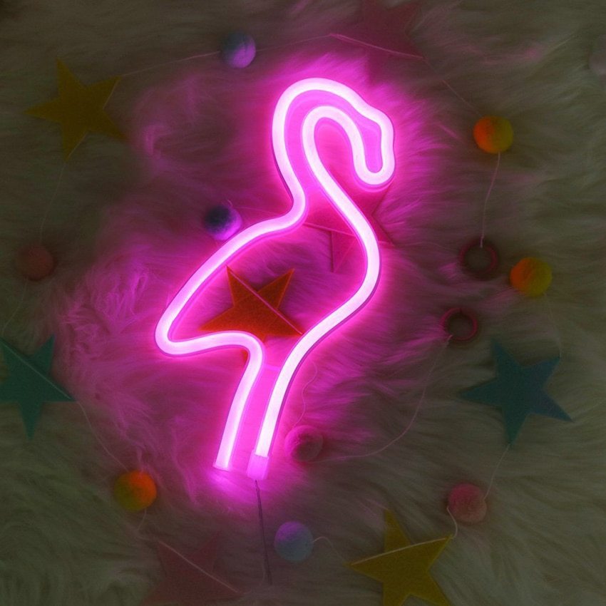 LED Flamingo Light - Perfect Indoor Decoration & Gift