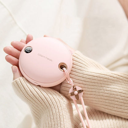 Compatible With , Hand Warmer Heater Poverbank 5000mAh Powerbank Portable Charger For Samsung11 X Xiaomi Power Bank With Digital Display