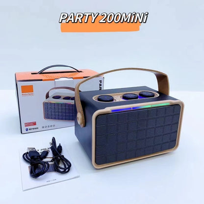 Outdoor Bluetooth Speaker RGB Dual Speaker Portable