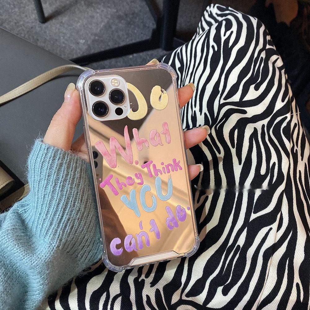 Japan And South Korea I Mirror Letter Mobile Phone Case Ideas