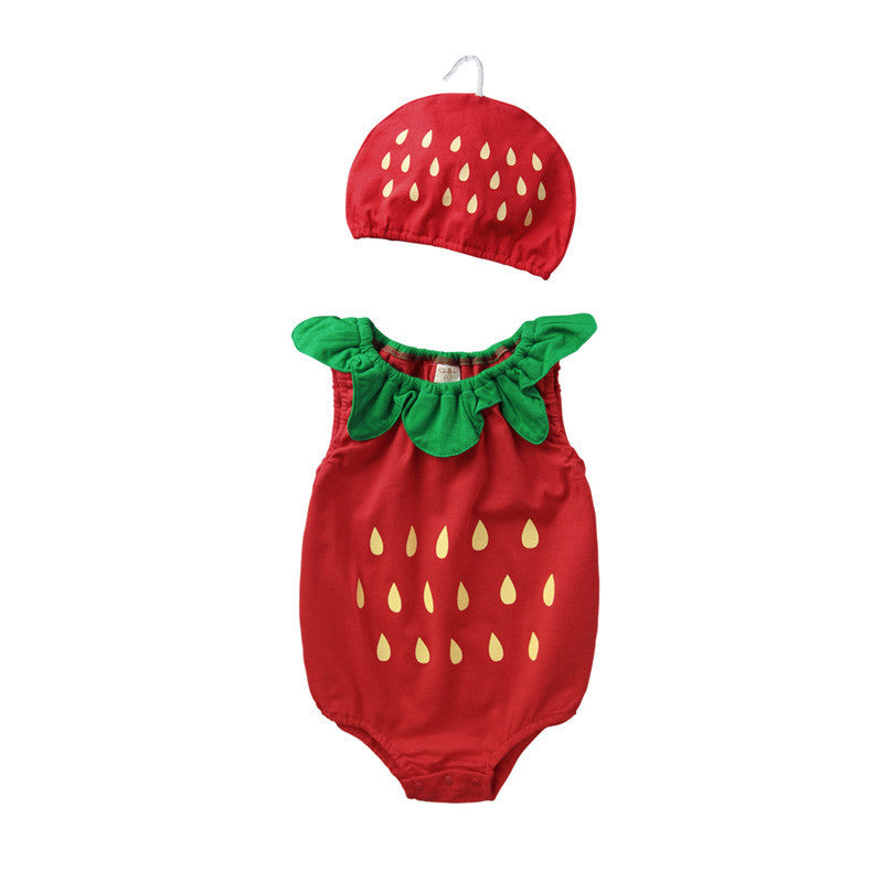 Baby bag fart clothes fruit romper