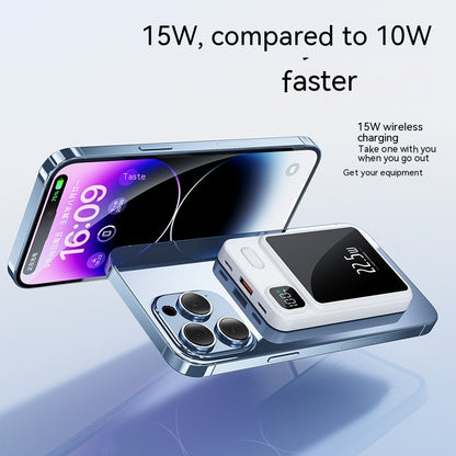 Magnetic Power Bank 20000 MA Large Capacity Fast Charging Mobile Power Gift