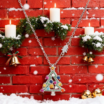 Christmas Christmas Tree Necklace For Women