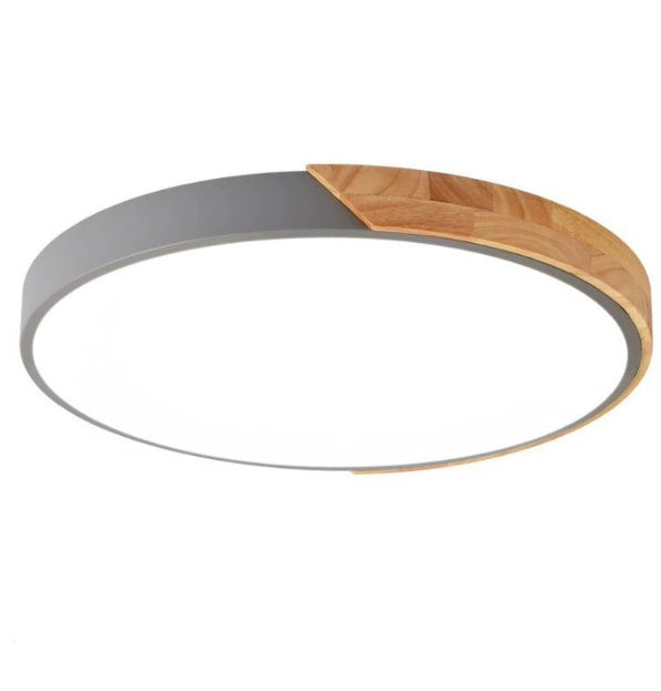 Led Ceiling Light Macaron Round Bedroom Light